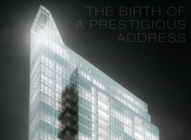 The birth of a prestigious address